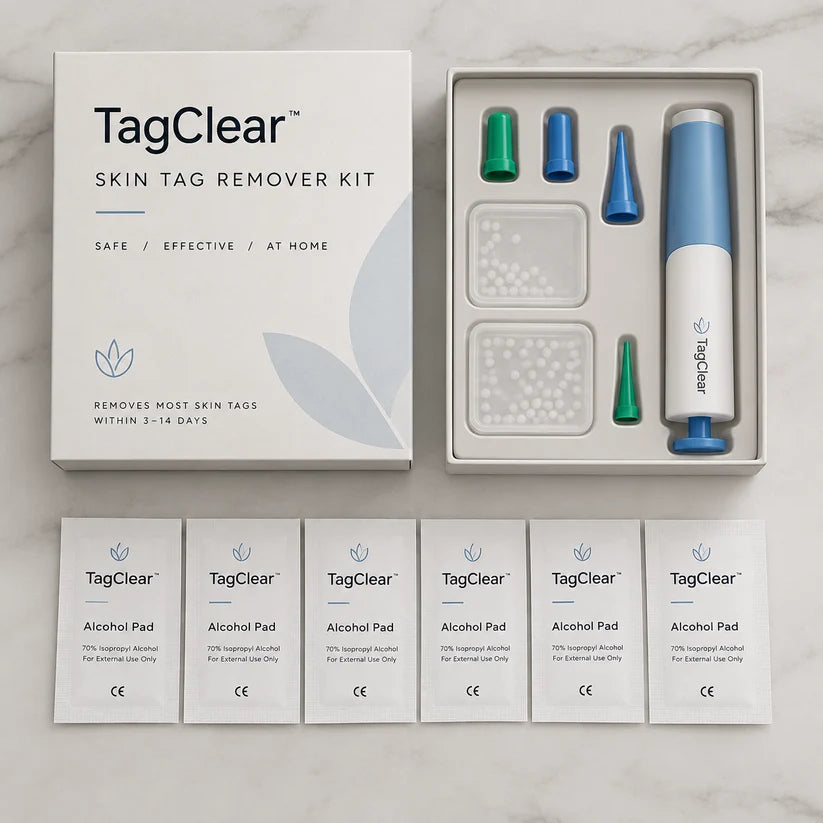 TagClear™ - Smertefri fjerning av hudflipper