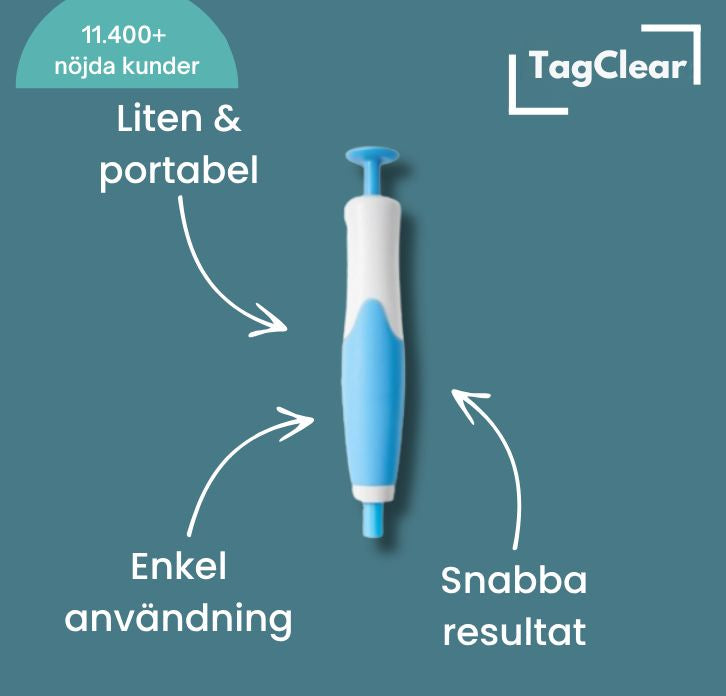 TagClear™ – Smärtfri hudflikborttagning